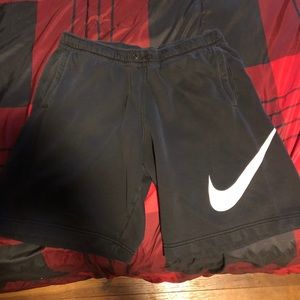 Nike sweat shorts. Size L